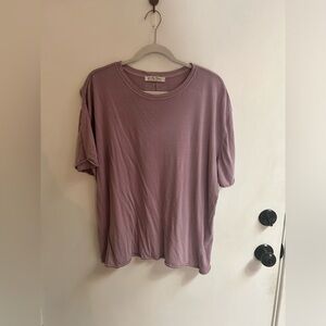 Free People lavender tee size Small
